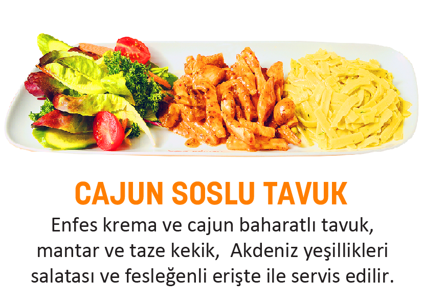Cajun Soslu Tavuk