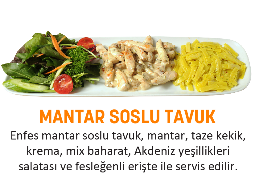 Mantar Soslu Tavuk