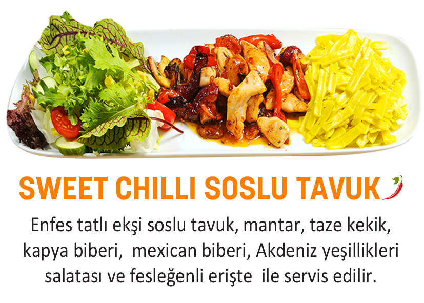 Sweet Chilli Soslu Tavuk